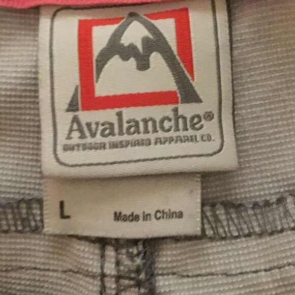 Avalanche Quick-Dry Hiking Shorts Moisture Wicking Women's Sz Large Gray Pockets - Picture 7 of 8